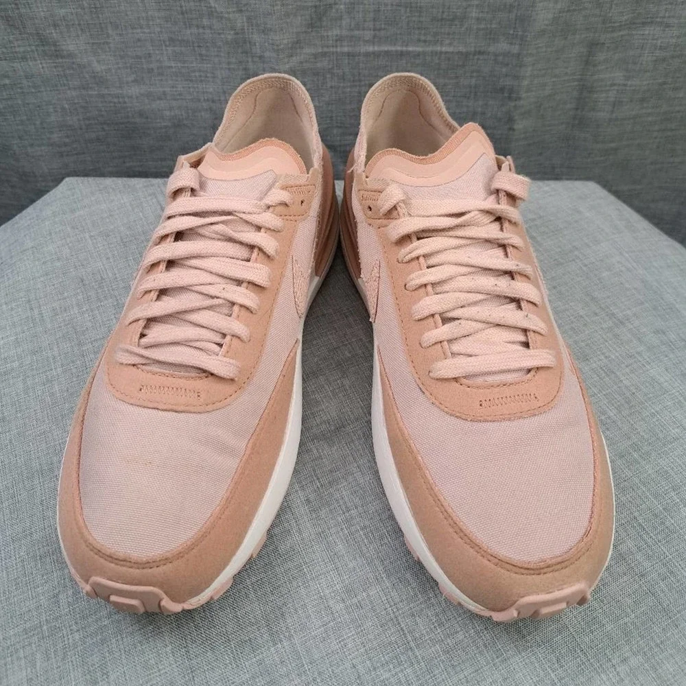 %Nike Waffle One Trainer Womens Tennis Shoes Pink Oxford Rose Size 7.5 / A 34 - Picture 2 of 12